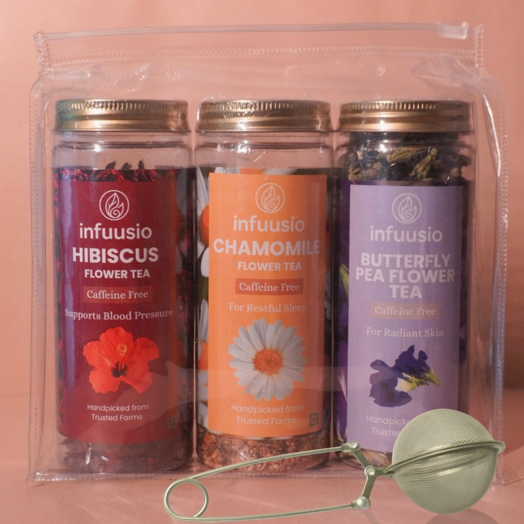 The Flower Power Combo of 3 with Free Strainer