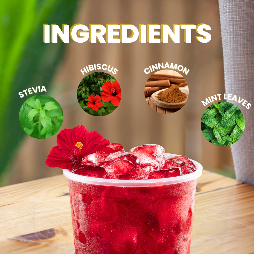 Hibiscus Bloss Iced Tea Concentrate 700ml