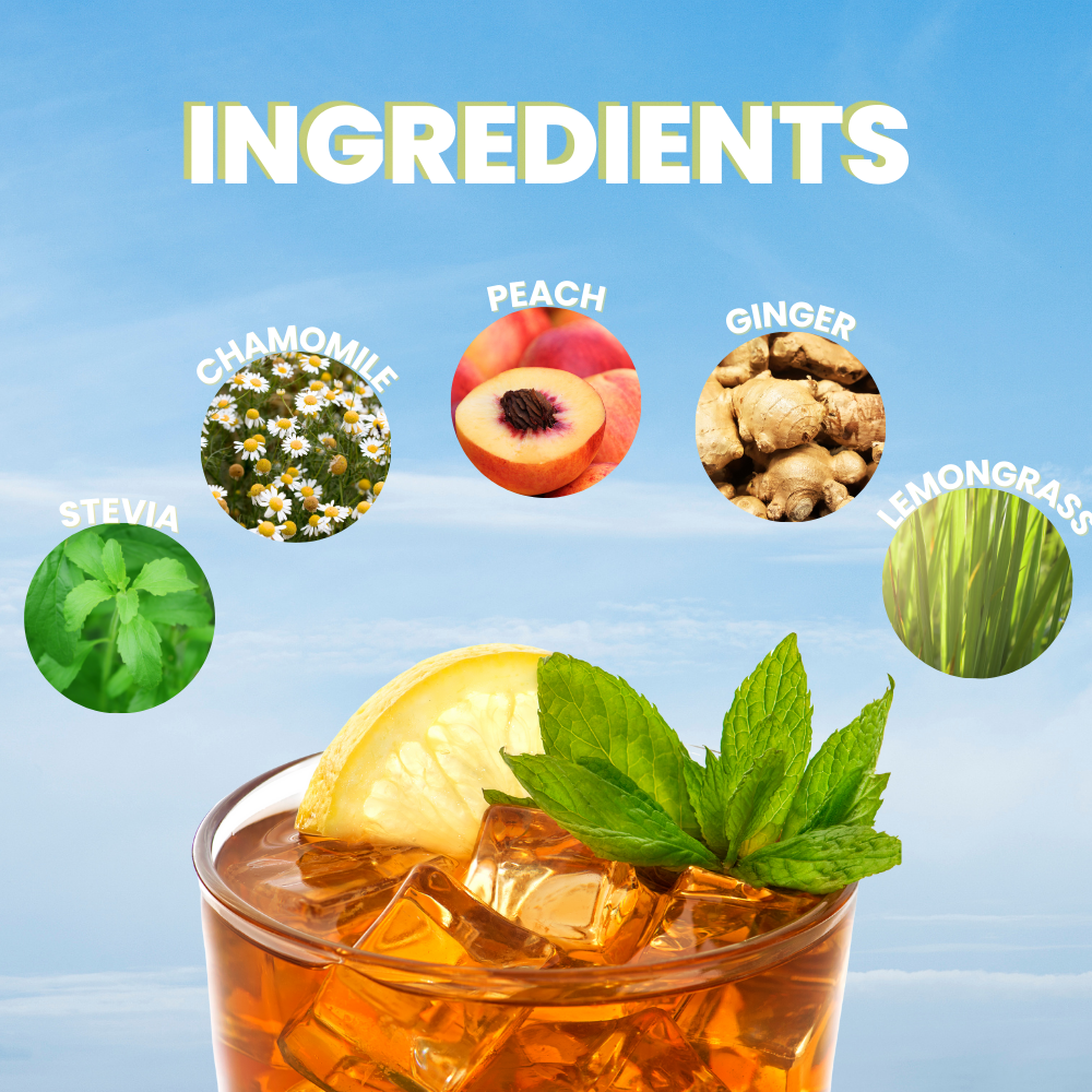 Chamomile Peach Blast Iced Tea Concentrate 700ml