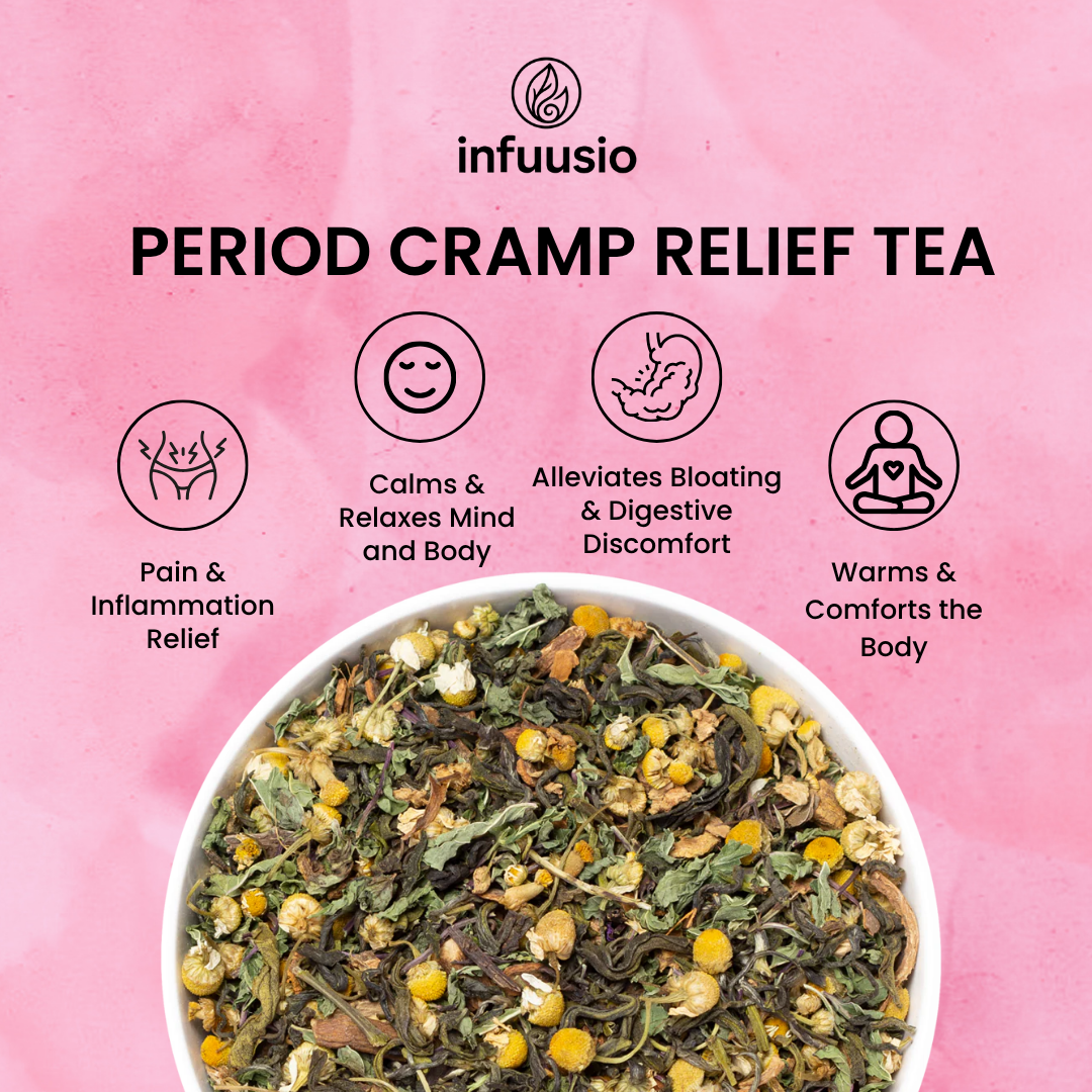 🌸 Period Cramp Relief Herbal Tea