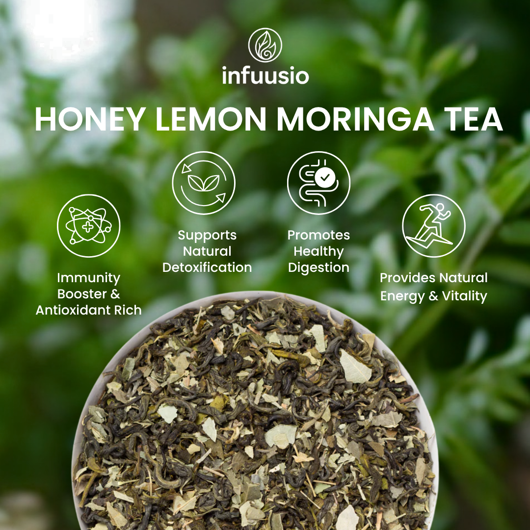 🍯🍋 Honey Lemon Moringa Tea