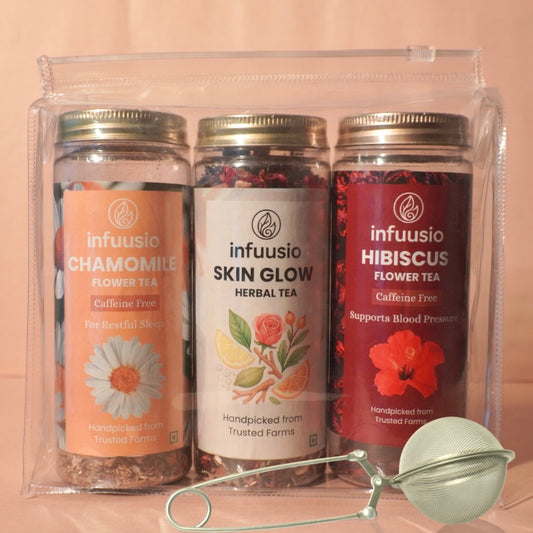 Bloom & Glow Combo of 3 with Free Strainer