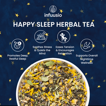 😴 Happy Sleep Ayurvedic Herbal Tea