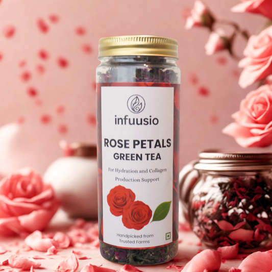 🌹🍃 Rose Green Tea