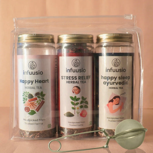 Heart Health Support Combo of 3 with Free Strainer