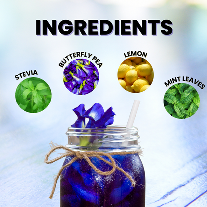 Butterfly Pea Flower Iced Tea Concentrate 700ml